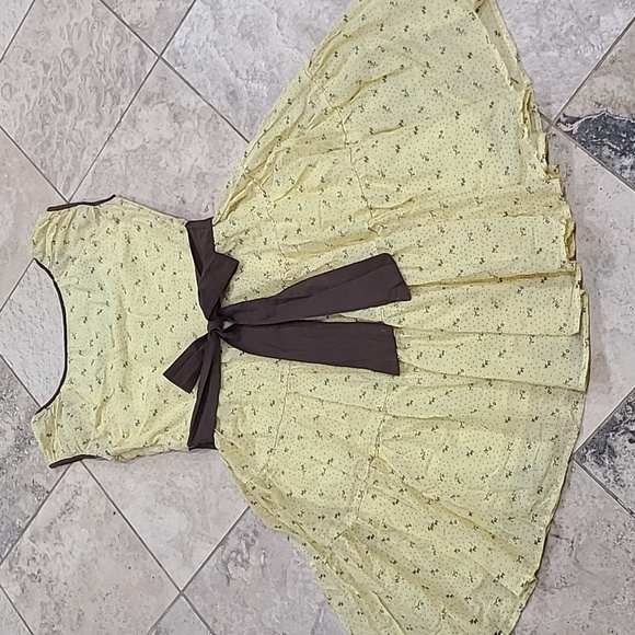 Forever Yellow Fit and Flare Mini Dress - Picture 7 of 10